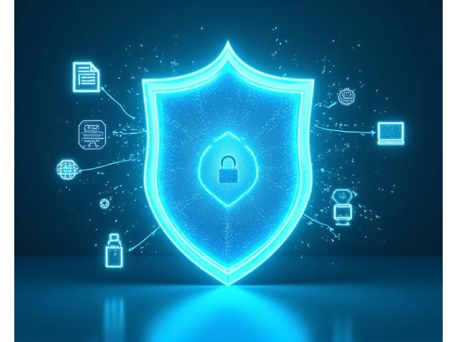 Illustration of various international legal documents and digital data streams converging into a shield, representing robust regulatory compliance and data protection in content moderation.